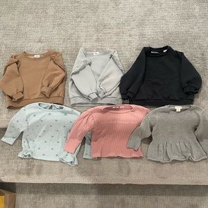 Zara 18-24 Months Sweatshirt / Sweater Bundle